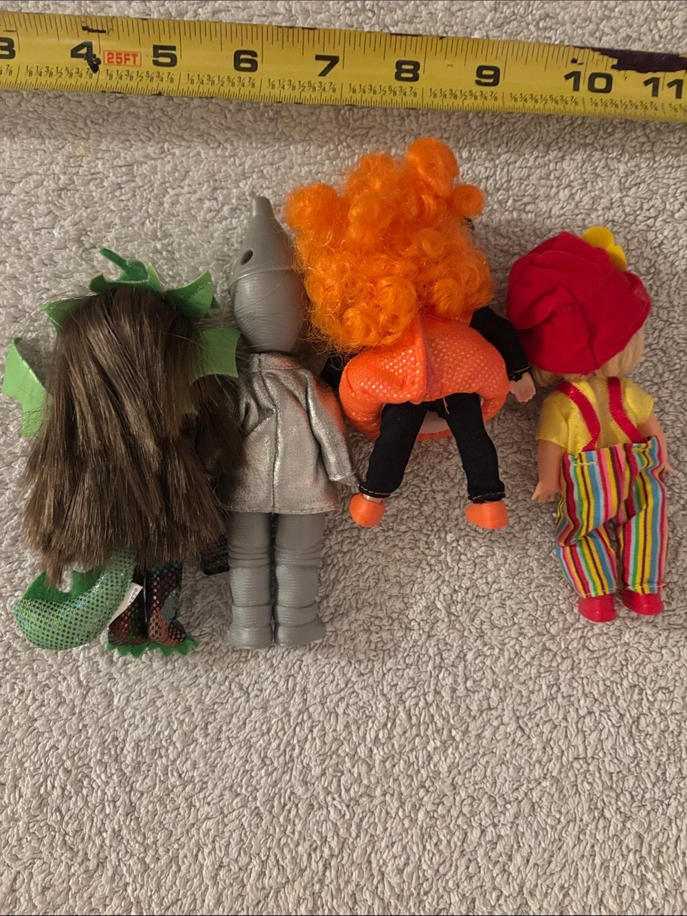 4 Kids Pumpkin Halloween Costume Collectible Dolls-